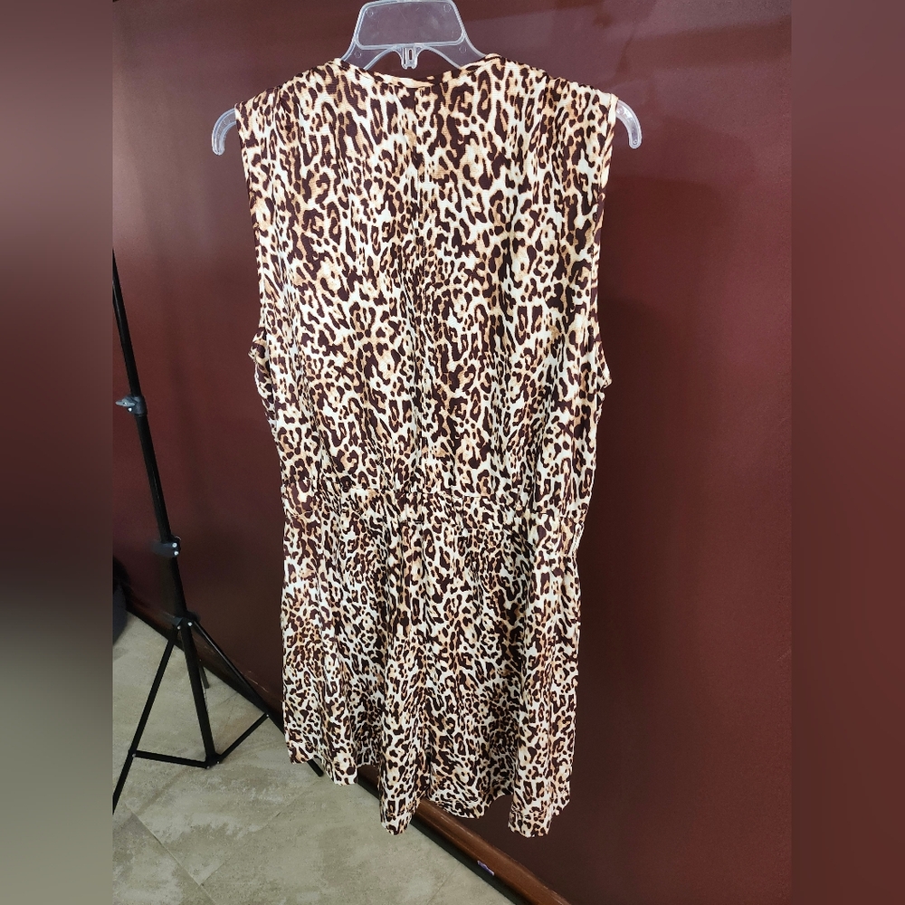 NWT Banana Republic Leopard Print Utility Romper Size 20 - Picture 4 of 13